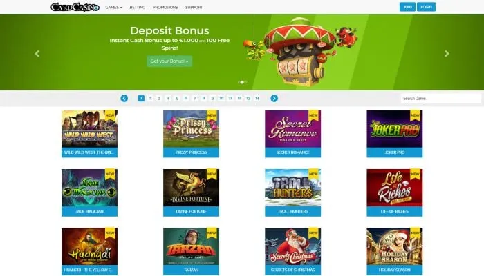 CardCasino Review Header