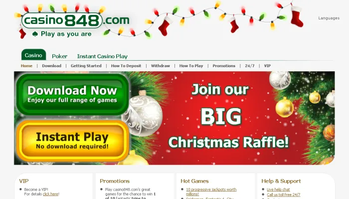 Casino 848 Review Header