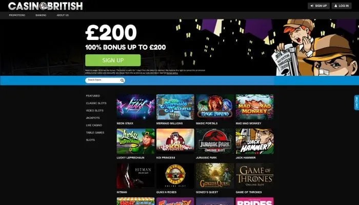 Casino British Review Header