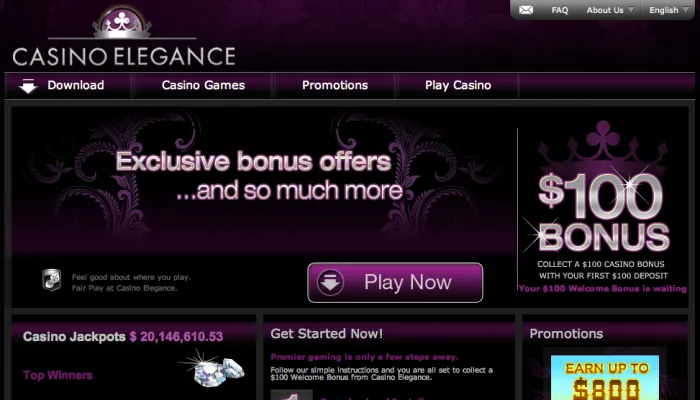 Casino Elegance Review Header