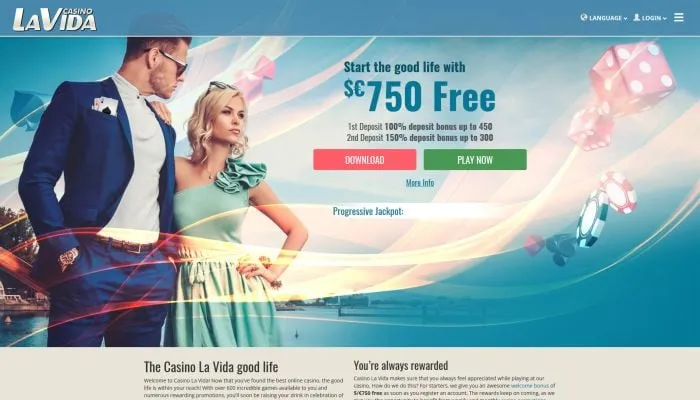 Casino La Vida Review Header