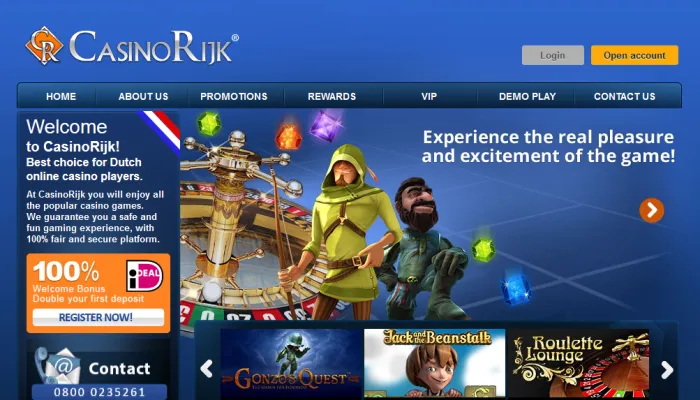 Casino Rijk Review Header