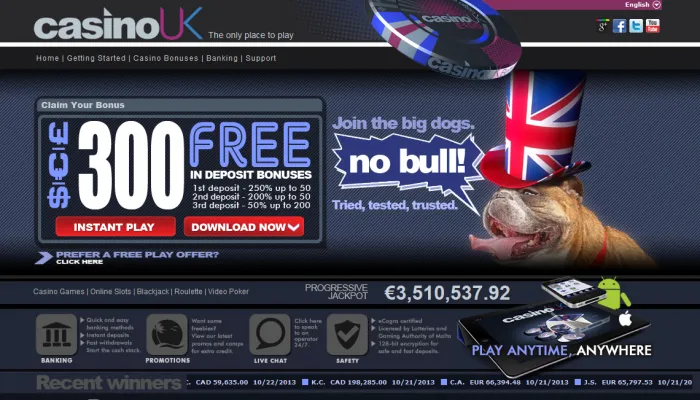 Casino UK Review Header
