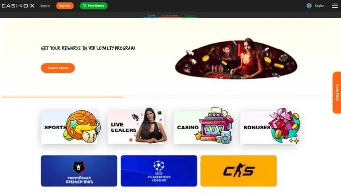 Casino X Review Header