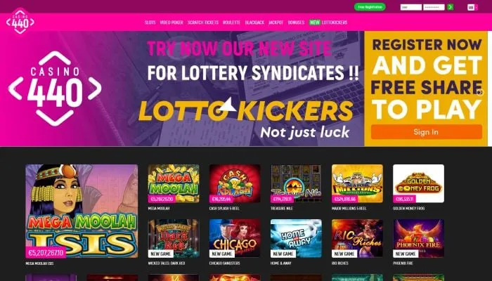 Casino440 Review Header