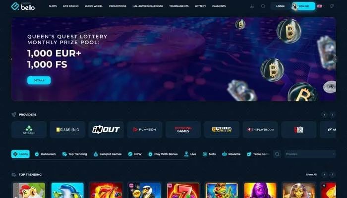 CasinoBello Review Header