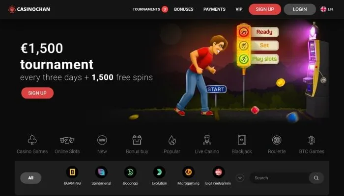 CasinoChan Review Header