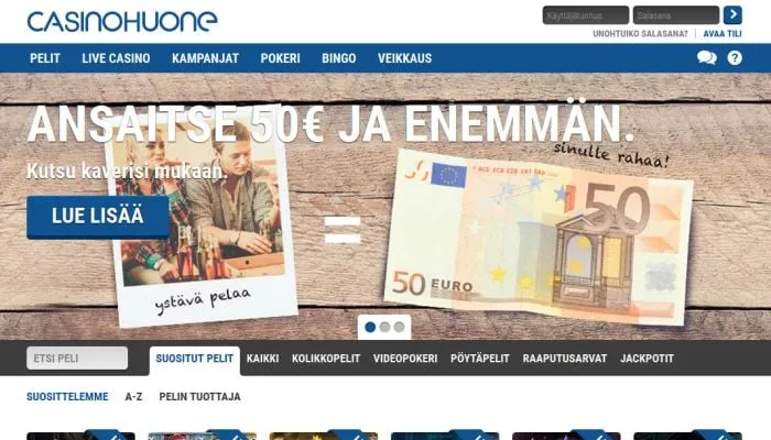 Casinohuone Review Header