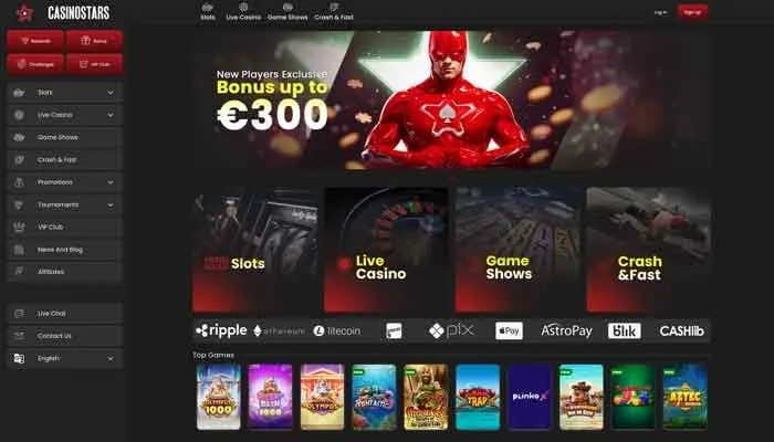 Casinostars.io Review Header