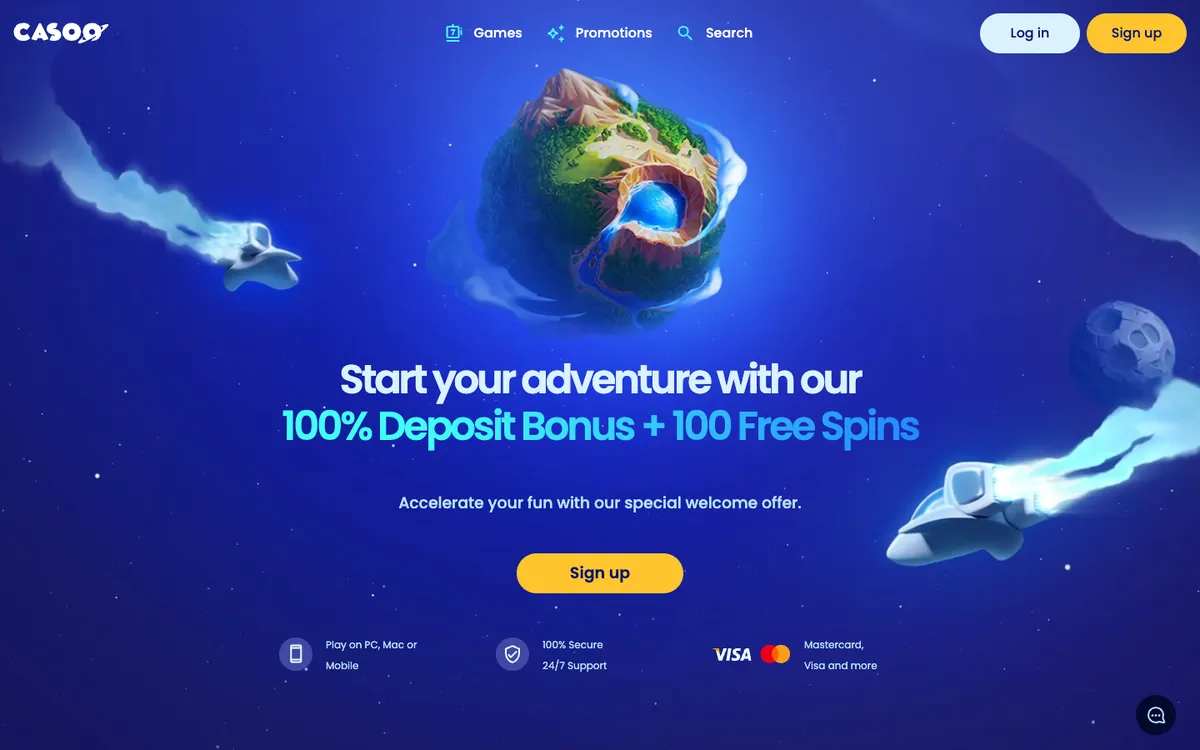 Casoo Casino Review Header
