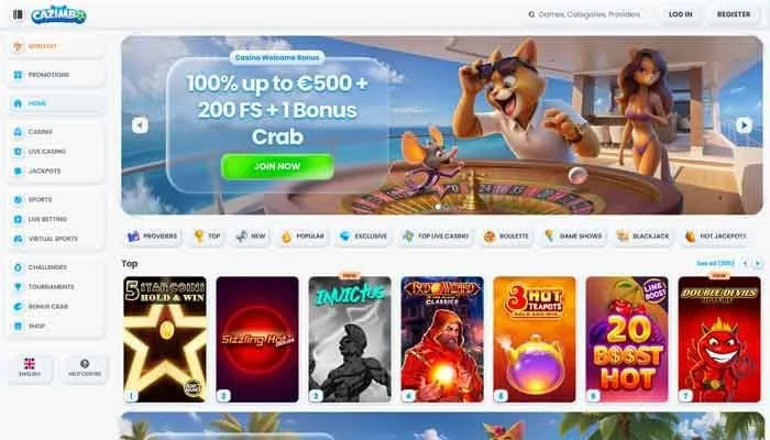 Cazimbo Casino Review Header