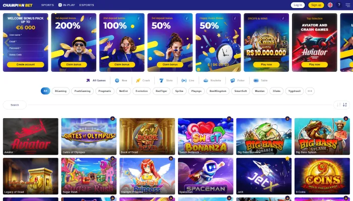 ChampionBet Casino Review Header