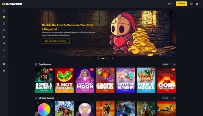 Chancer.bet Casino Review Header