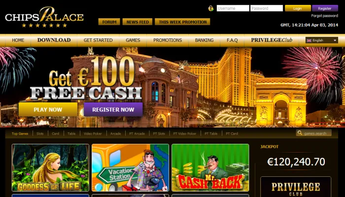 ChipsPalace Casino Review Header