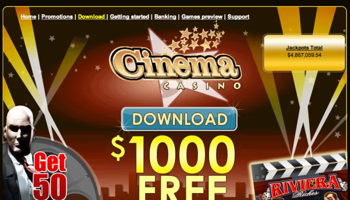 Cinema Casino Review Header