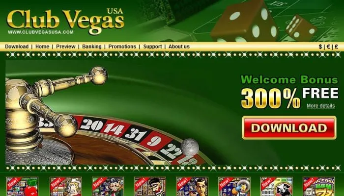 Club Vegas USA Review Header
