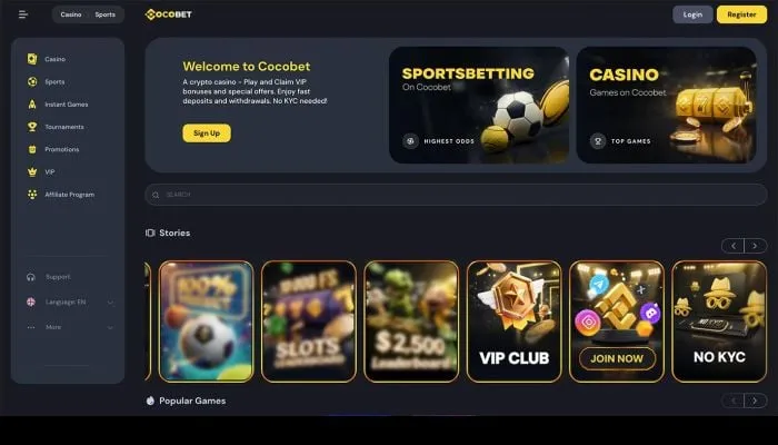 Cocobet Casino Review Header