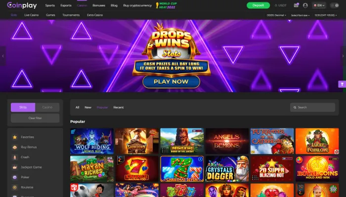 Coinplay Casino Review Header