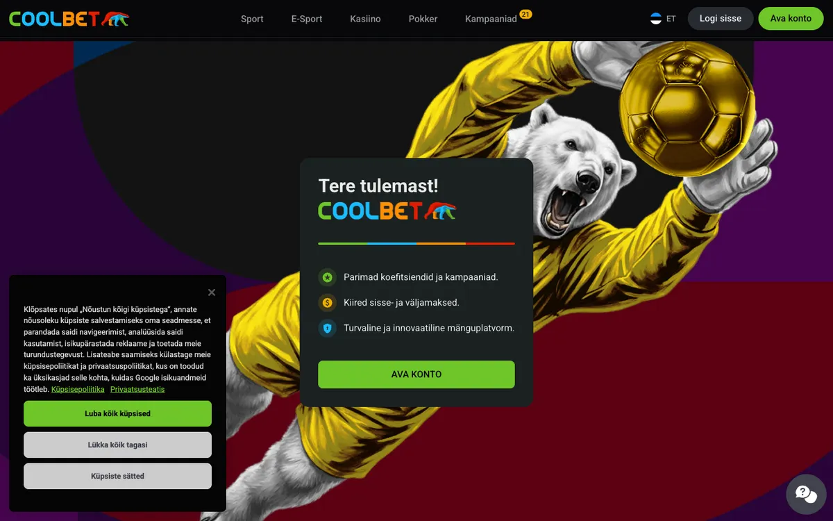 Coolbet Casino Review Header