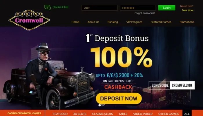 Cromwell Casino Review Header