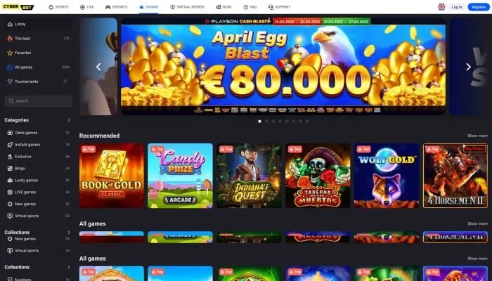 Cyber.bet Casino Review Header