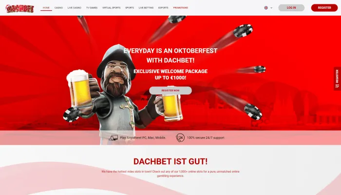 Dachbet Casino Review Header