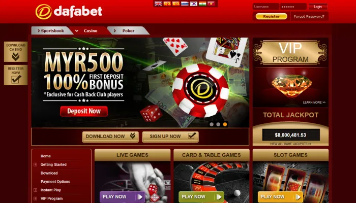 Dafabet Casino Review Header