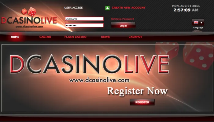 Dcasinolive.com Review Header