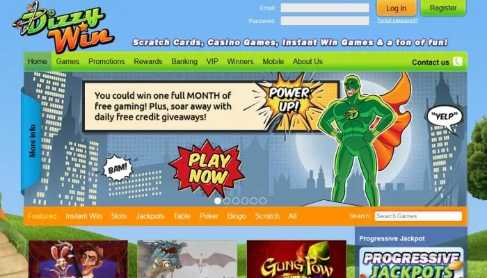 DizzyWin Casino Review Header