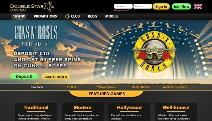 DoubleStar Casino Review Header