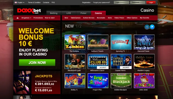 Doxxbet Casino Review Header