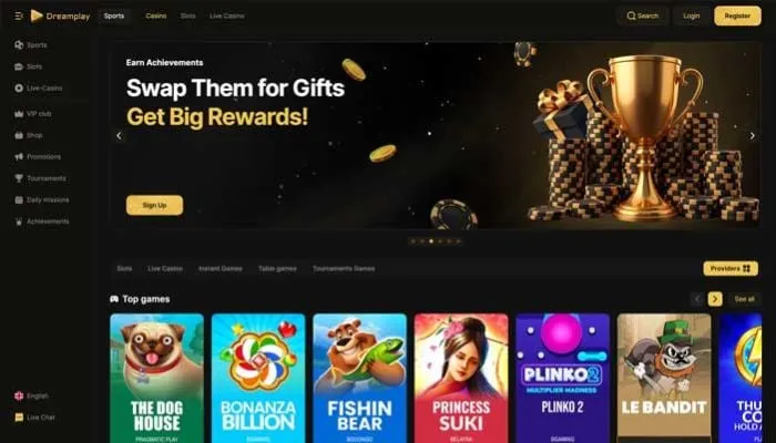 Dreamplay Casino Review Header