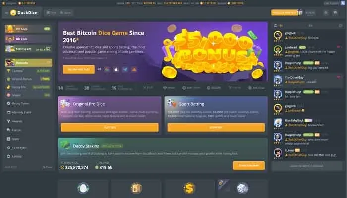 DuckDice Casino Review Header