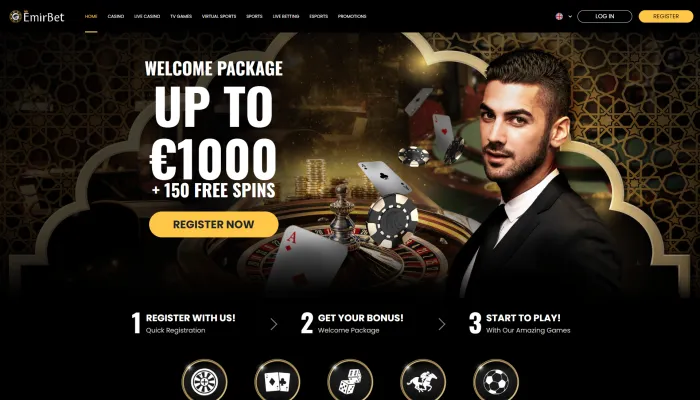EmirBet Casino Review Header