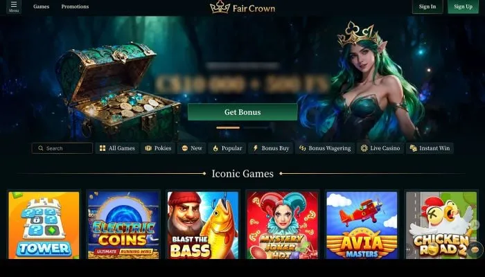 Fair Crown Casino Review Header