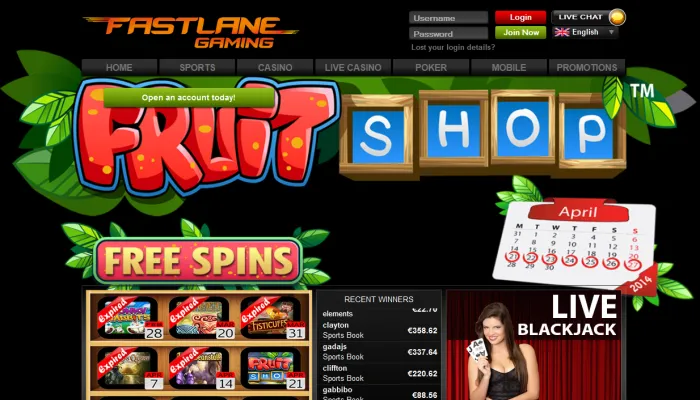 Fastlane Casino Review Header