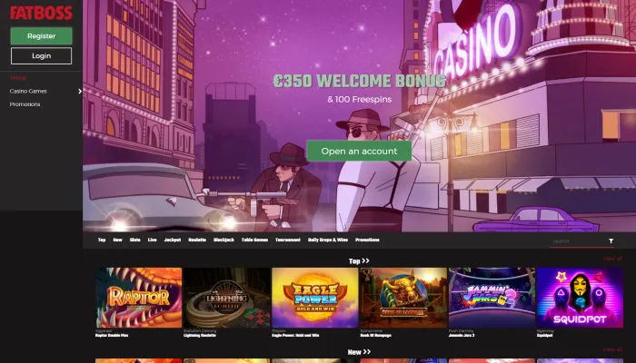 FatBoss Casino Review Header