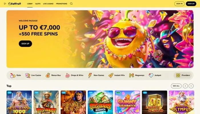 FatFruit Casino Review Header