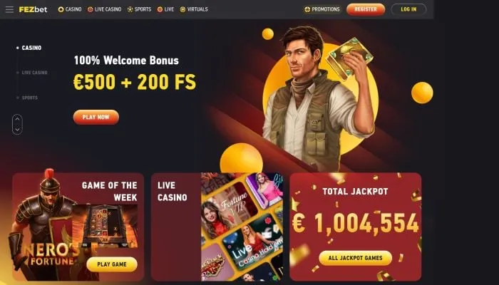FEZbet Casino Review Header