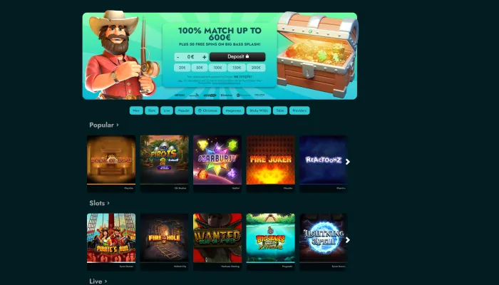 Flaksi Casino Review Header