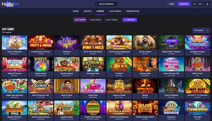 FoggyBet Casino Review Header