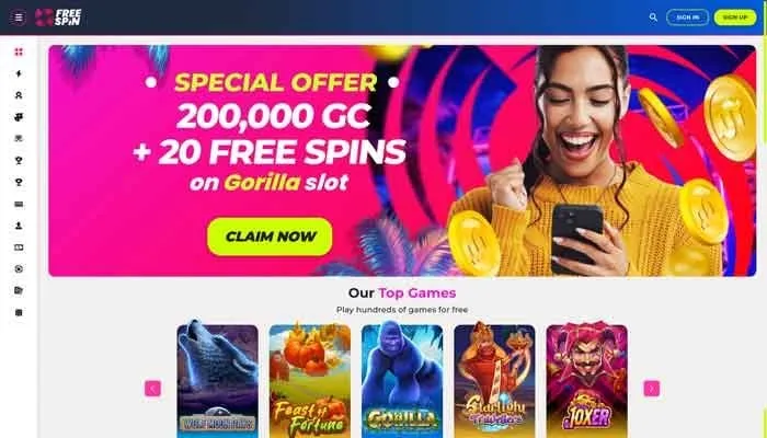 FreeSpin Casino Review Header