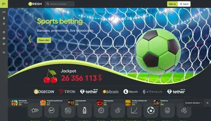 Fresh Casino Review Header
