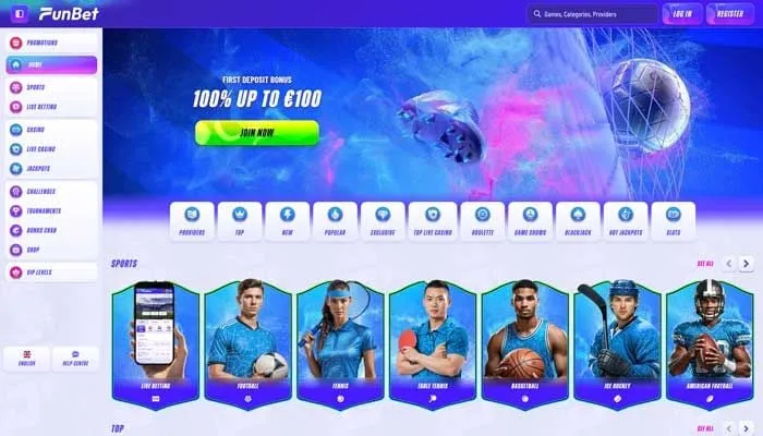 Funbet Casino Review Header