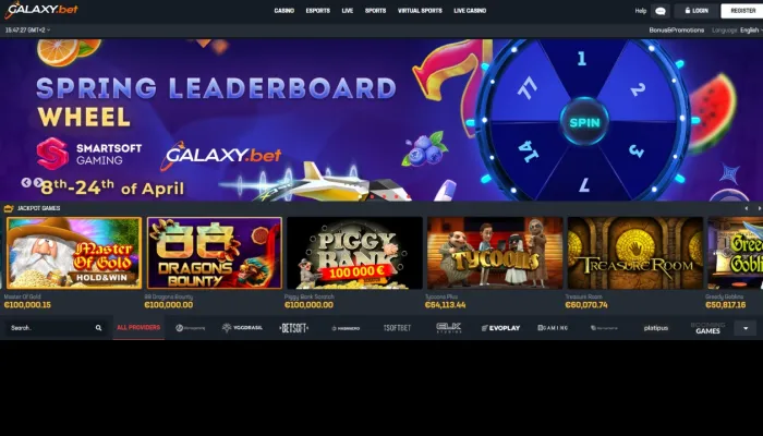 Galaxy.bet Casino Review Header