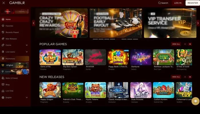 Gamblr Casino Review Header