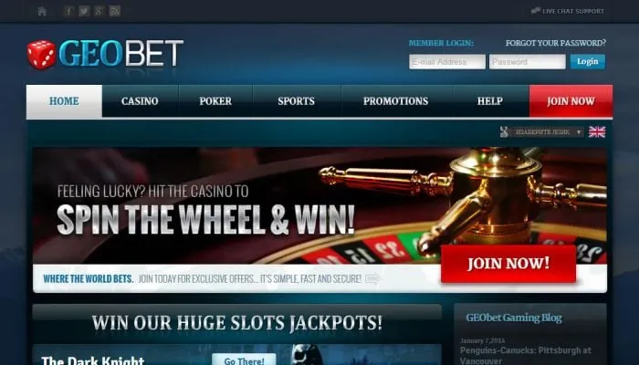GeoBet Casino Review Header