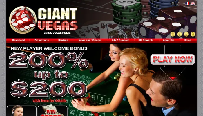 Giant Vegas Casino Review Header