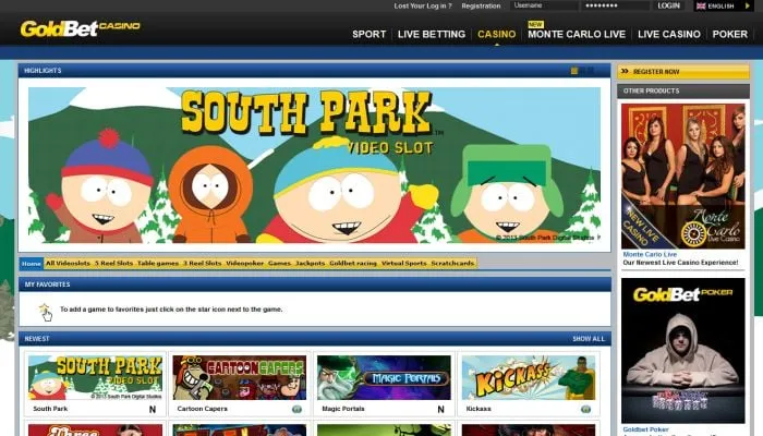 GoldBet Casino Review Header