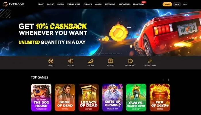Goldenbet Casino Review Header